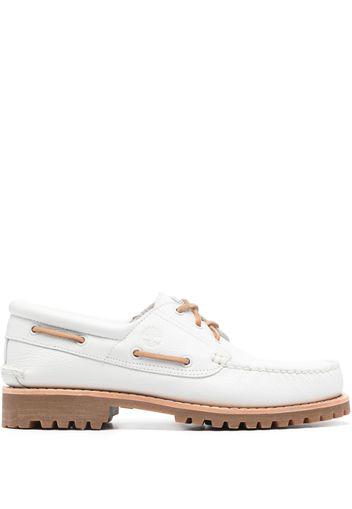 Timberland leather boat shoes - Weiß